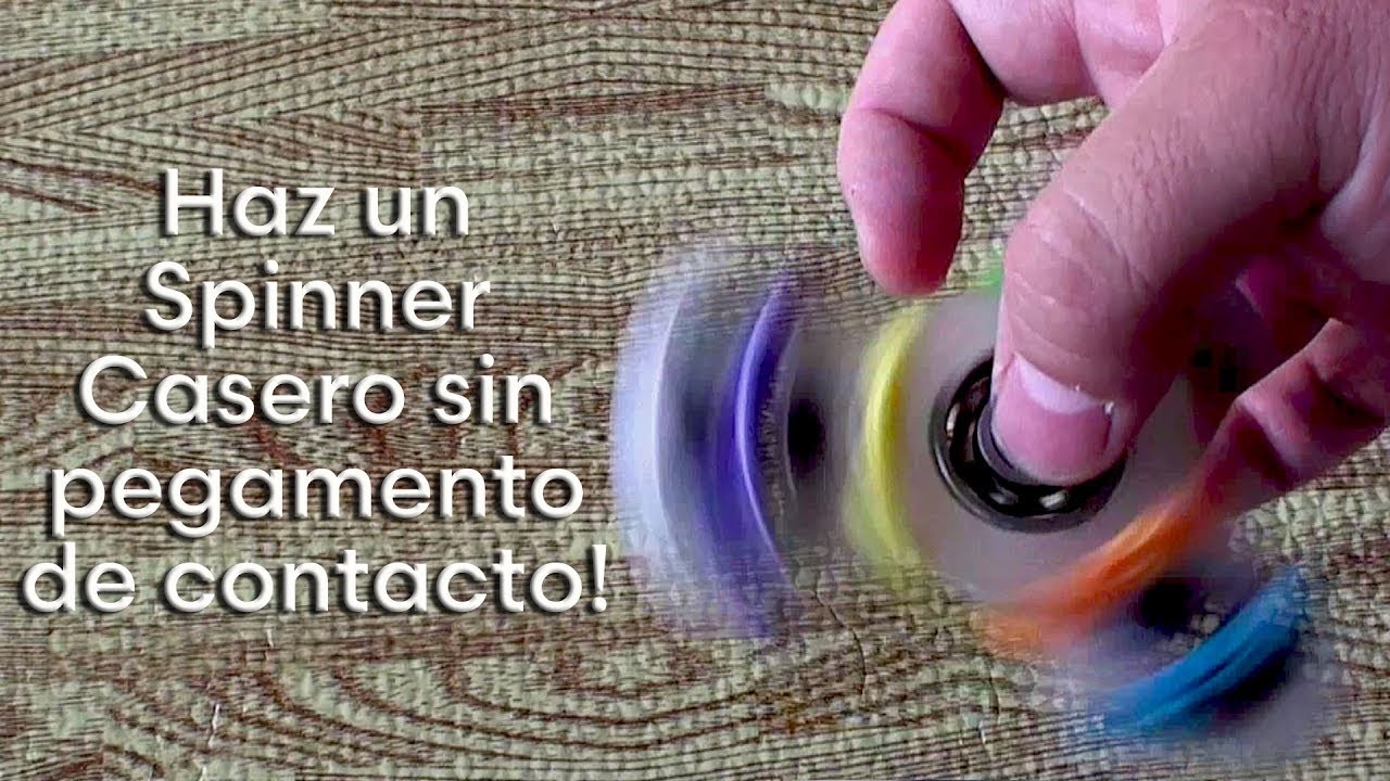 Como hacer un Fidget Spinner Casero sin usar pegamento de Contacto