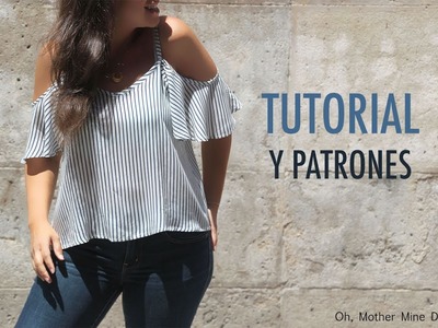 DIY Costura de blusa sin hombros mujer (patrones gratis)