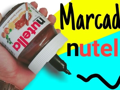 Haz Tus Propios Marcadores De Nutella ❤ Lokos por el arte
