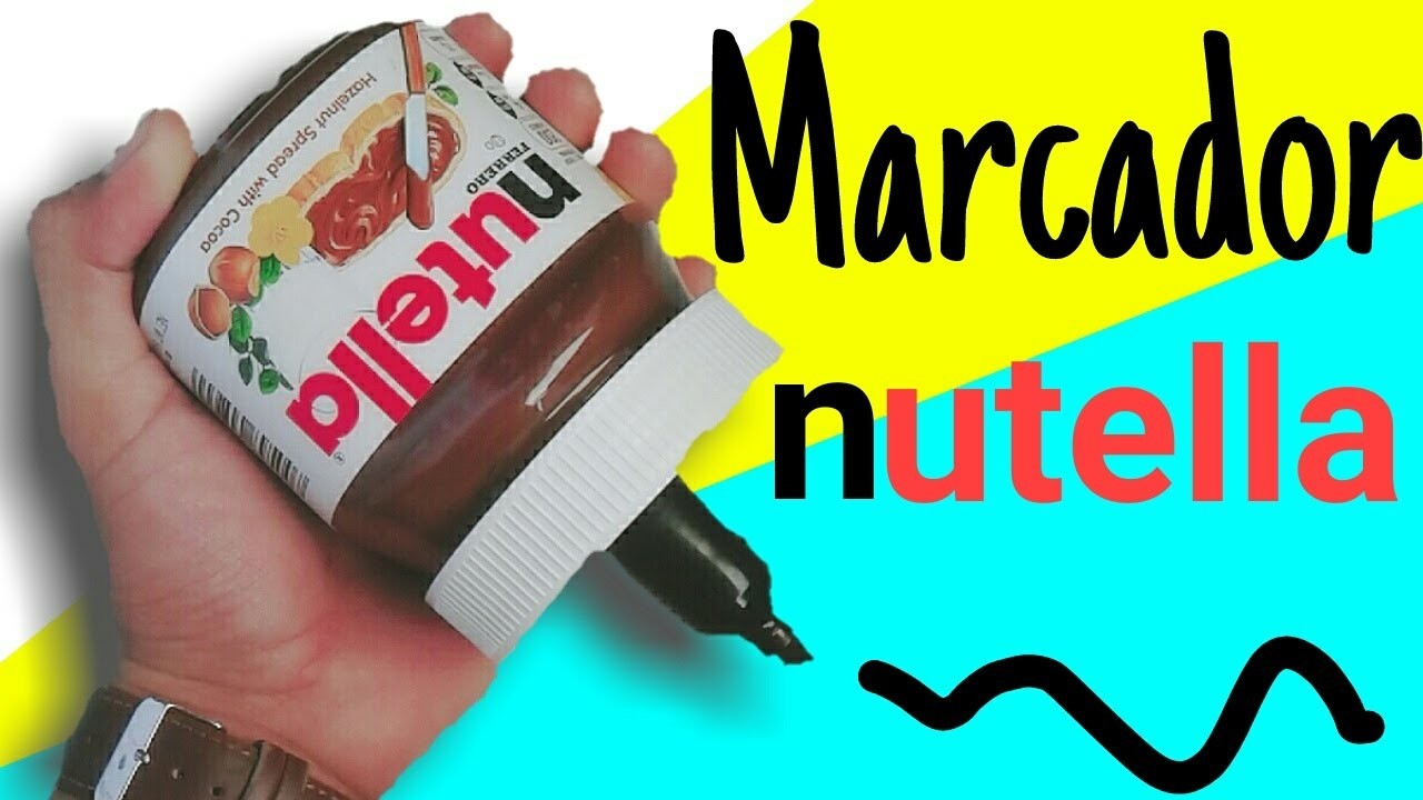 Haz Tus Propios Marcadores De Nutella ❤ Lokos por el arte