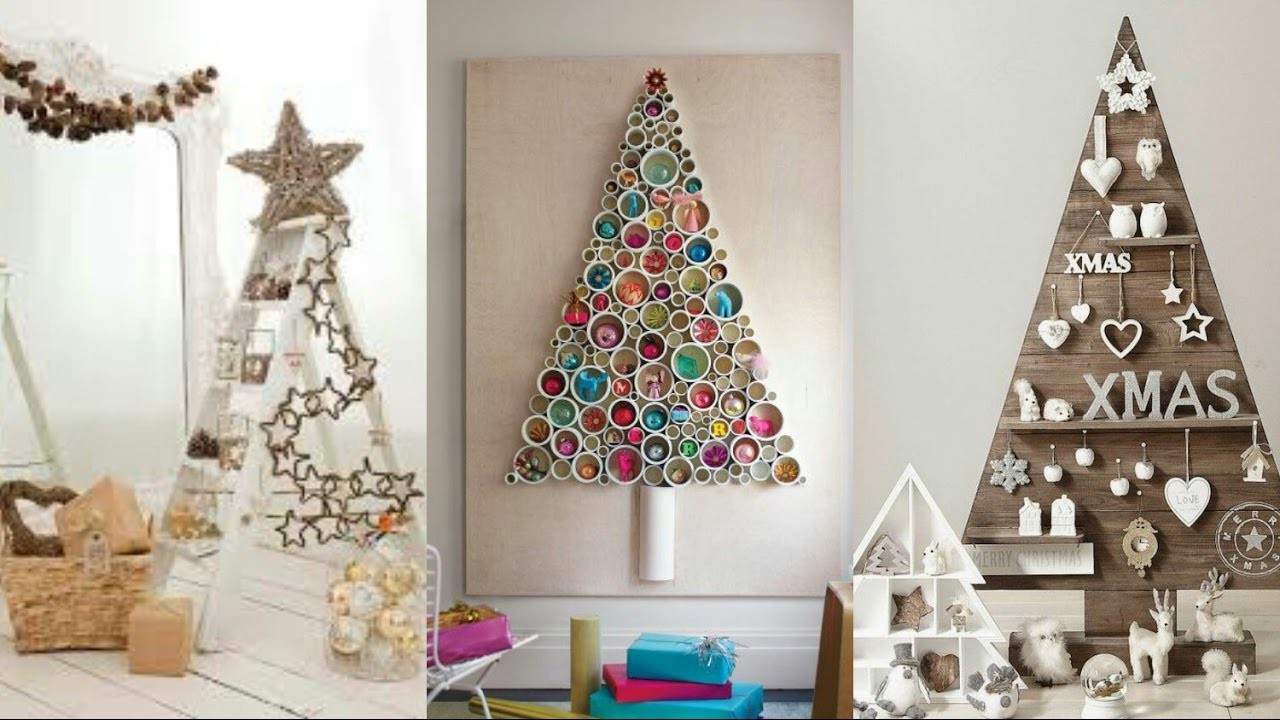 Ideas de árboles de Navidad originales con objetos reciclados | como decorar la casa | DIY | 2018 19