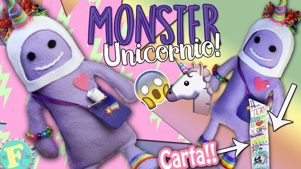 Monster Unicornio con Carta! para regalar! + SORTEO!!