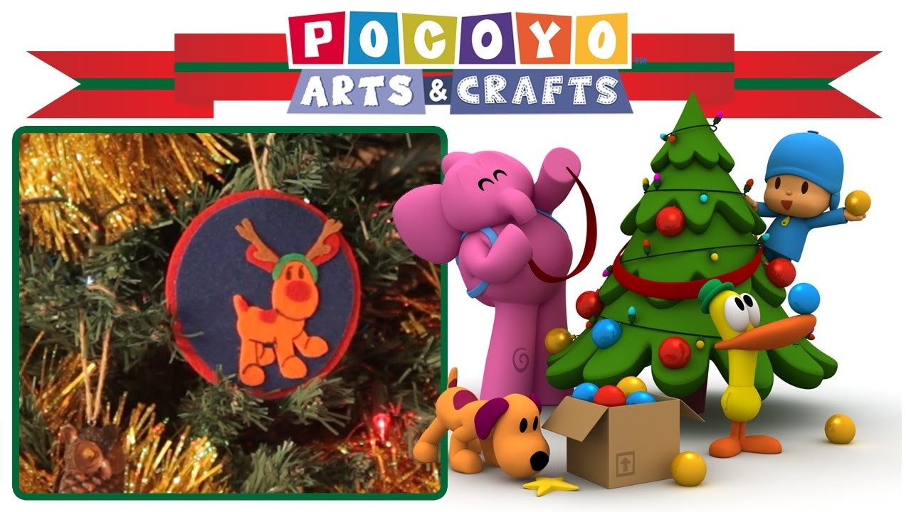 Pocoyo Arts & Crafts: Adorno para el árbol de Loula | NAVIDAD
