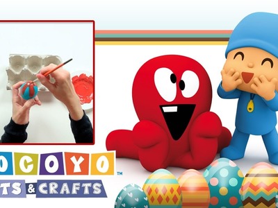 Pocoyo Arts & Crafts: Huevo de Pascua de Pulpo con mensaje secreto