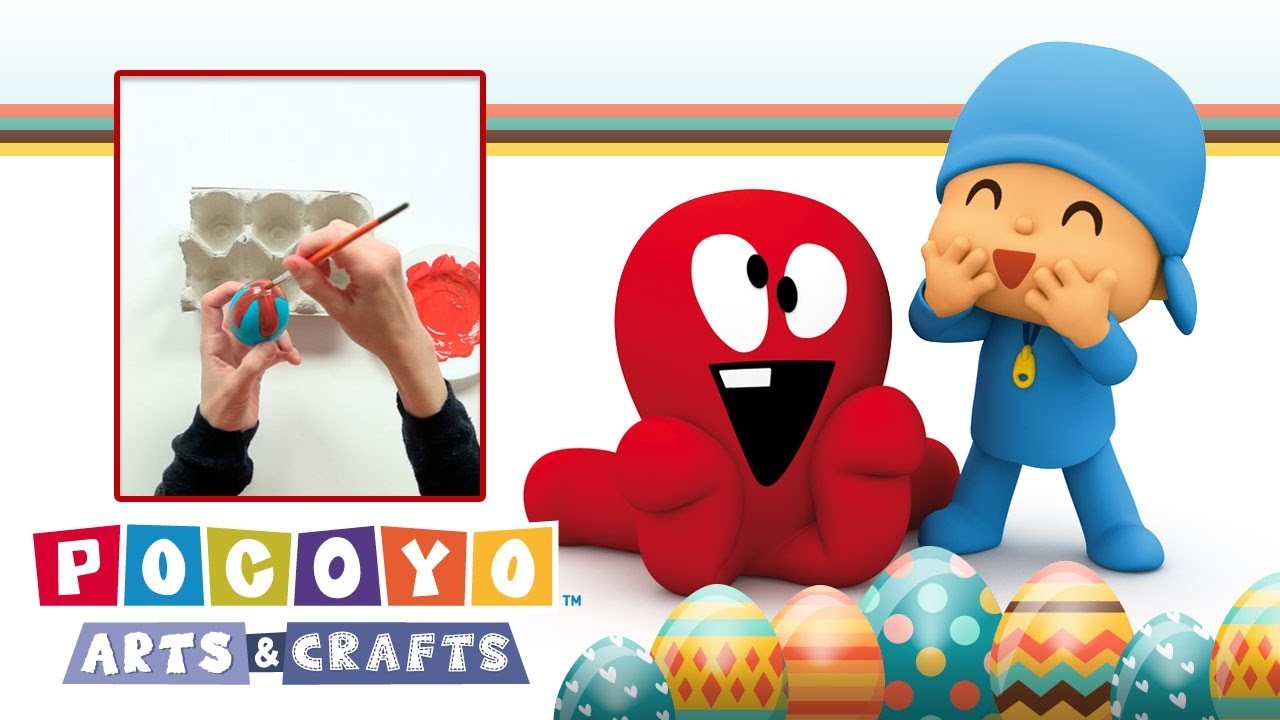 Pocoyo Arts & Crafts: Huevo de Pascua de Pulpo con mensaje secreto
