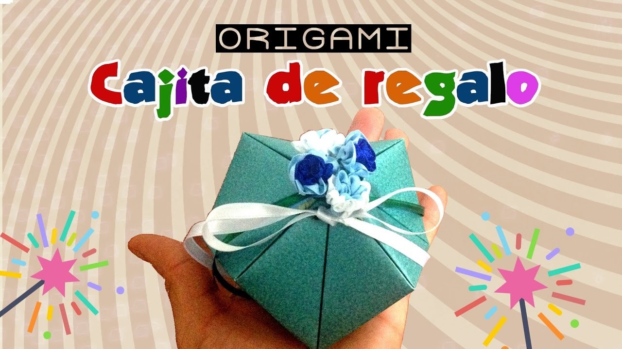 Cajita de Regalo Sorpresa Origami