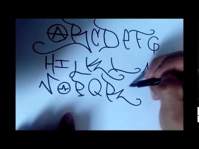 Como hacer tu tagedd abecedario graffiti