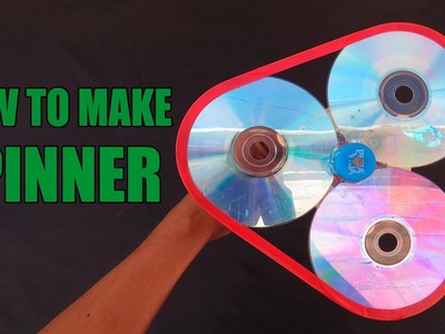 Como Hacer Un Spinner Rapido y Fácil Casero Con CDs FIDGET SPINNER TOY