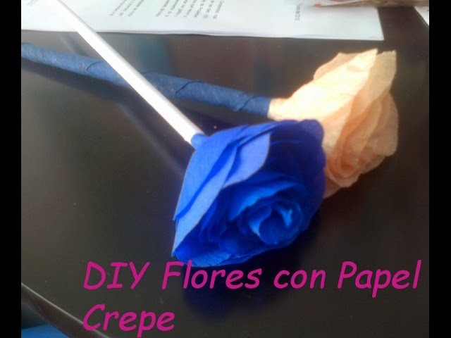 ♥DIY Cómo Hacer Flores Con Papel Crepé♥