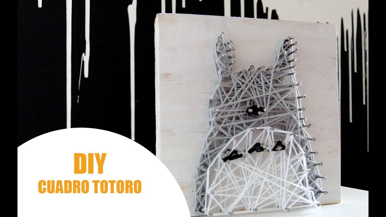DIY TOTORO | Cuadros fáciles ^^
