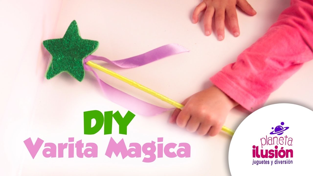 DIY Varita mágica de Hada casera. Vídeos para niños en español.