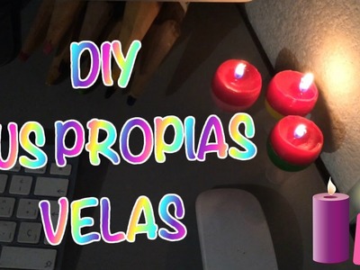 · DIY VELAS CON HUEVO · REGALO FÁCIL PARA MAMÁ ·