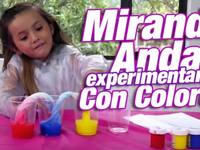 Experimentos caseros fáciles para niños - Miranda Anda Experimentando con Colores