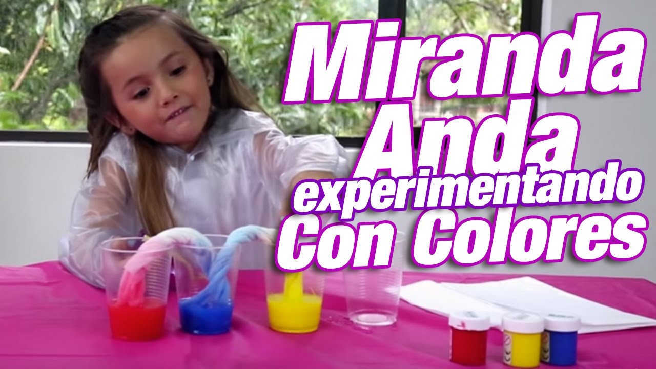 Experimentos caseros fáciles para niños - Miranda Anda Experimentando con Colores