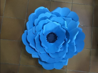 Flor Gigante 25 Hecha en Cartulina Giant flower made in paper