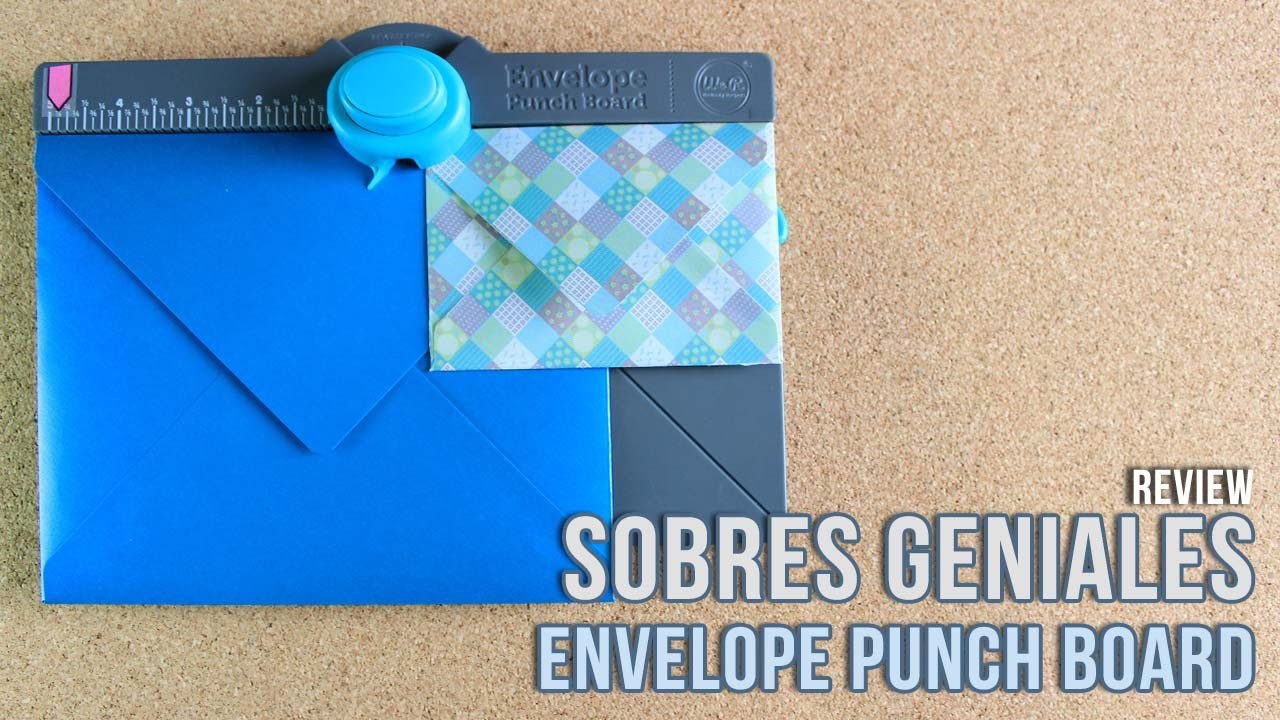 Maquina para hacer SOBRES | Envelope Punch Board, We R | REVIEW