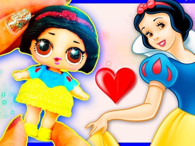 Muñecas LOL Sorpresa - Tutorial BLANCANIEVES - Juguetes Disney en Español ♥ Lil Outrageous Littles