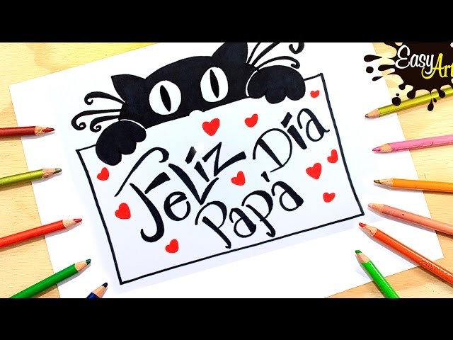 Papá│Como hacer una tarjeta dia del padre 4│how to make Father's day card