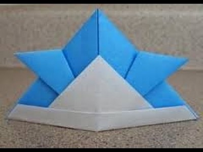 Tutorial : como hacer un gorro Samurai-origami