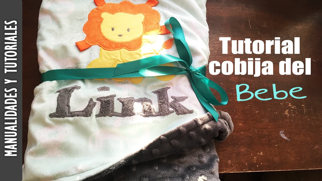 Tutorial: Como hacer una cobija para el bebe - Los290ss