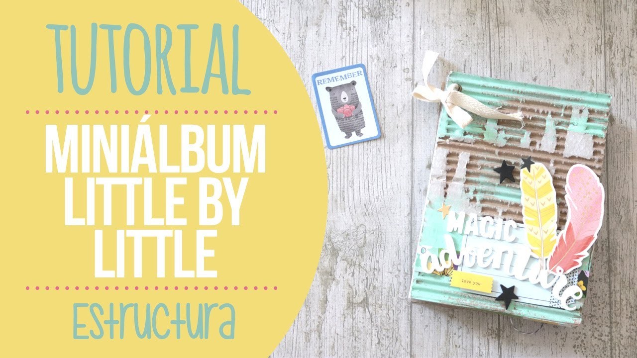 Tutorial mini álbum con tapas de cartón - Nunusite