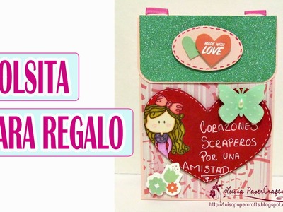 Cómo hacer una Bolsita para Regalo ¡Fácil! | Tutorial DIY San Valentín | Luisa PaperCrafts