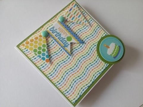 DIY Mini Album una hoja de 12x12  Tutorial scrapbook de cumpleaños