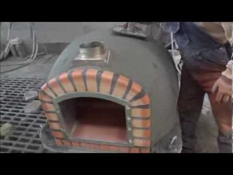 Hornos de Leña de Portugal video de fabrico con aislamiento -Hornos de pan e Pizza
