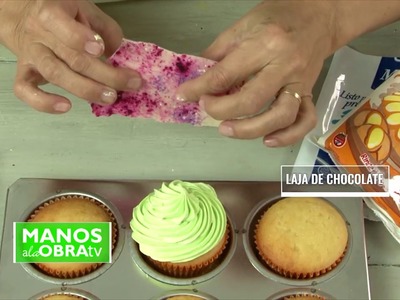 Manos a la Obra TV Programa 18 (Parte 2) Cupcakes - Tortas con Stencil