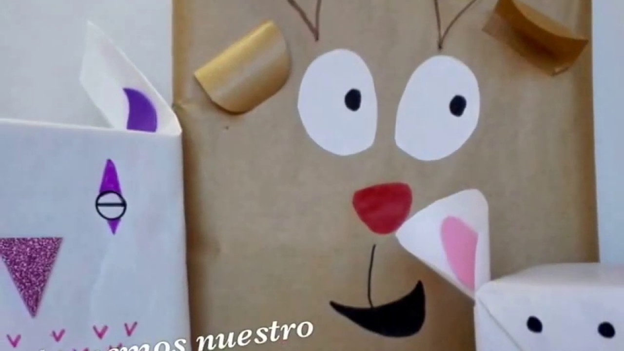 MANUALIDAD: ENVOLVER REGALO EN FORMA DE BÚHO Y RATONCITO