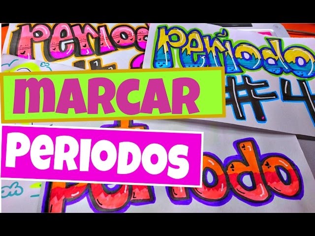 Marcar periodos - Regreso a clase ???? Sarish