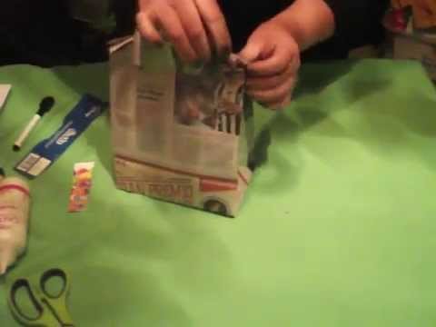 Bolsas de regalo de papel reciclado para varones