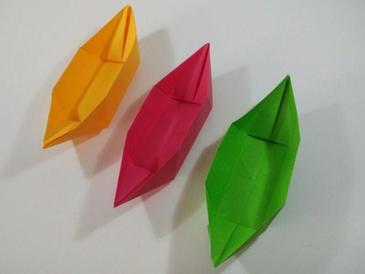 Como hacer una barca de origami facil que flota