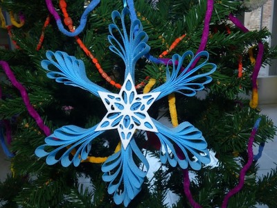 Como hacer una estrella para decorar el árbol de navidad