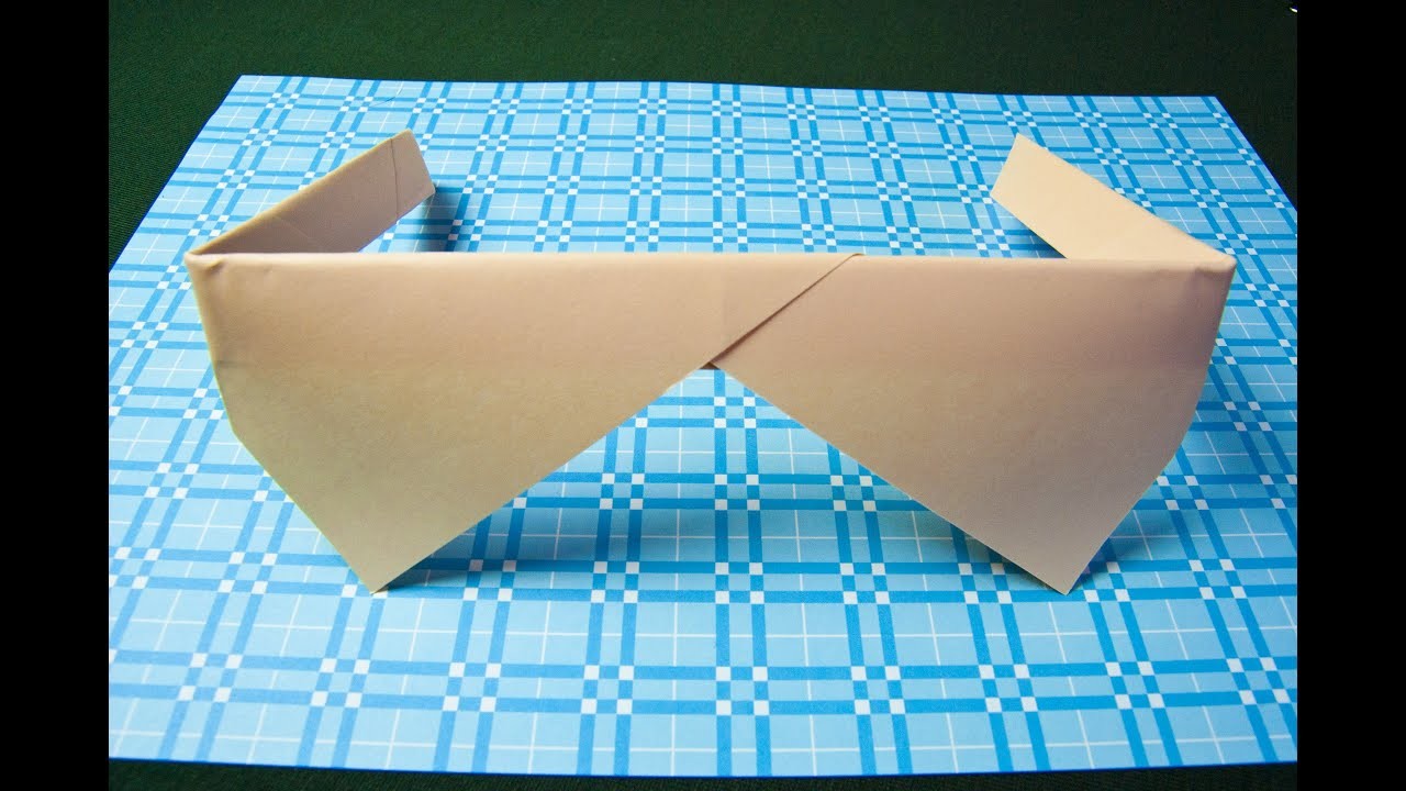 Como hacer unos lentes de papel origami