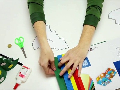 Crea tu árbol de Navidad con Material Escolar