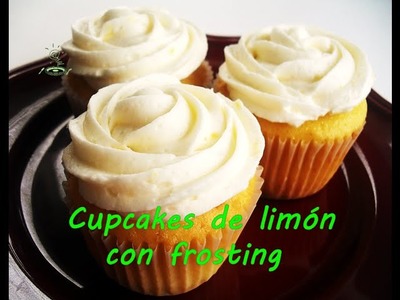 Cupcakes de limón con frosting de limón - MenuInventamos