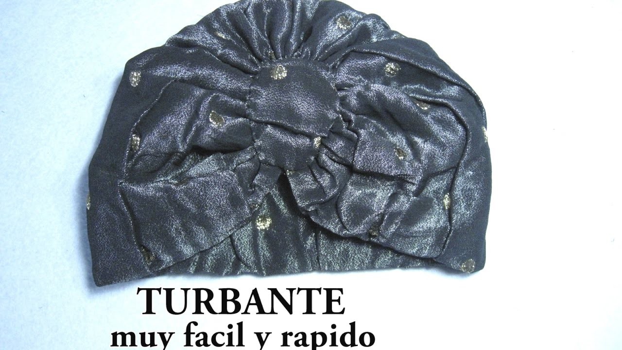 #DIYComo hacer un turbante muy facil #DIYHow to make a turban very easy