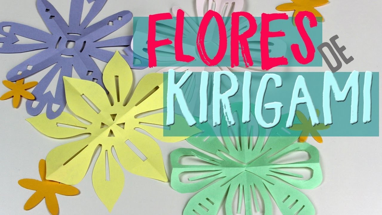 ¡Aprende a hacer flores de papel! ¿Cómo hacer flores de kirigami?