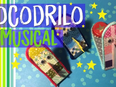 ¡¡Cocodrilos de cartón musicales!! ¿Cómo hacer manualidades de cocodrilos para niños?