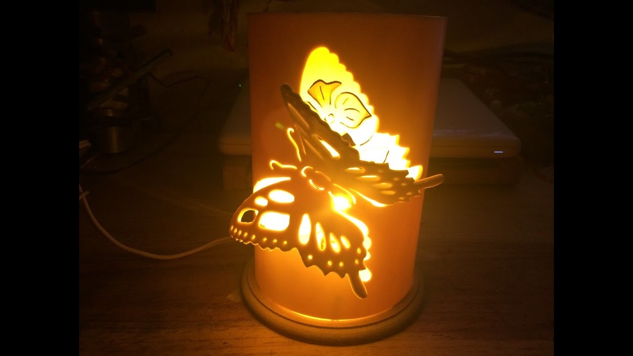 Lámpara pvc para buró 3D