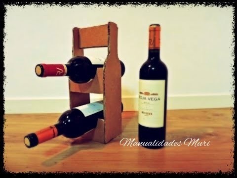 Manualidades, Como hacer un Botellero de Carton