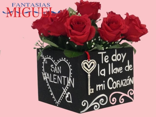 Arreglo con rosas para San Valentín