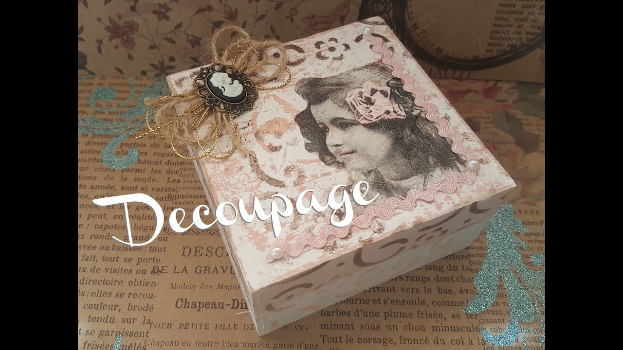 Caja Decoupage