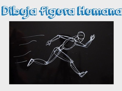 Clases de Dibujo figura humana (pose corriendo)
