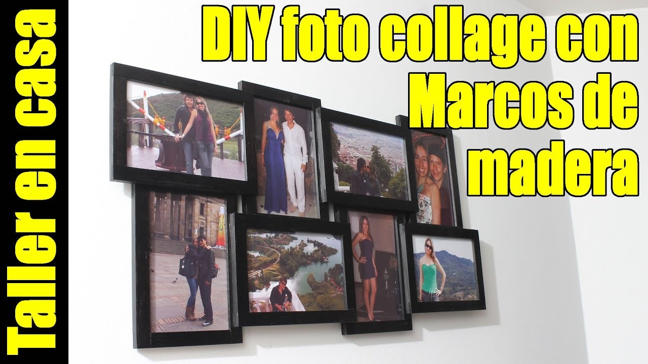 Como hacer collage con marcos de fotos facíl