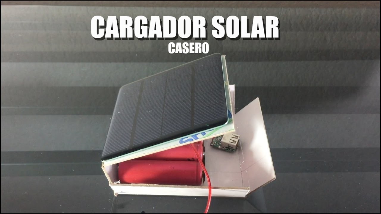 Como hacer un cargador solar. I DIY I Solar Powerbank I