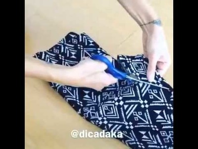 Como hacer una blusa con leggins