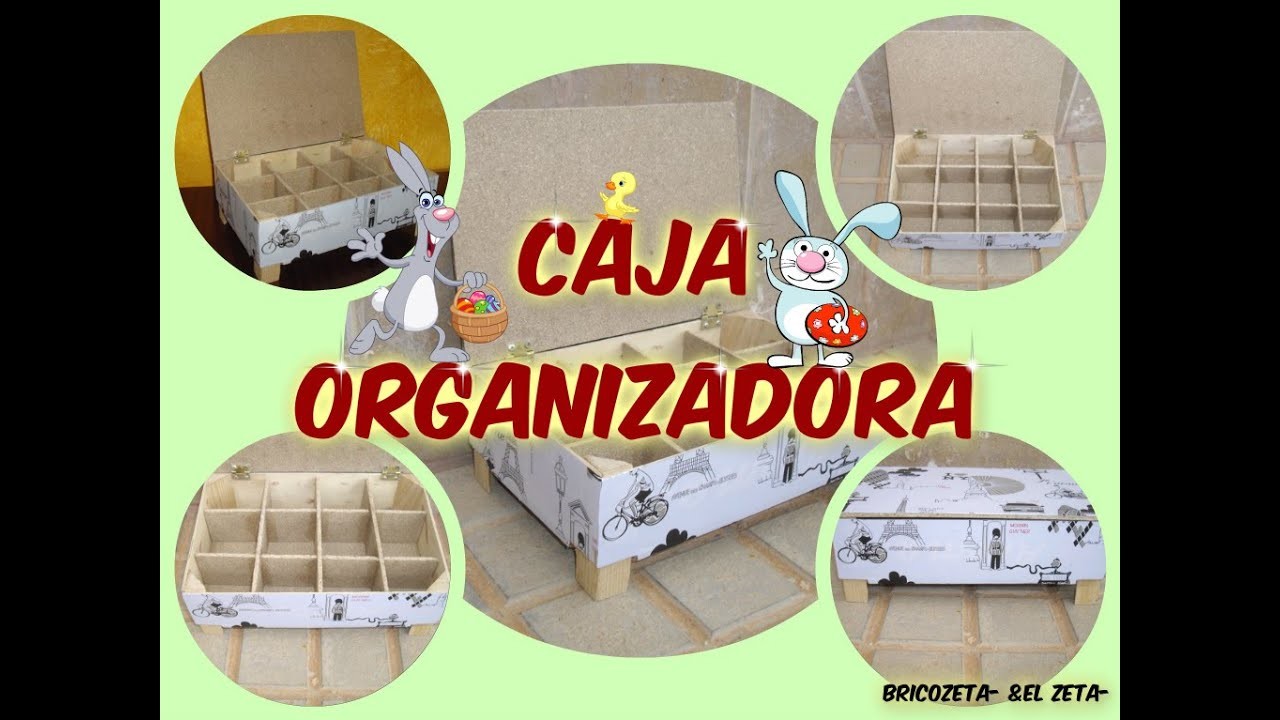 Cómo Hacer Una Caja Organizadora Reciclando Una Caja De Madera De La Fruta