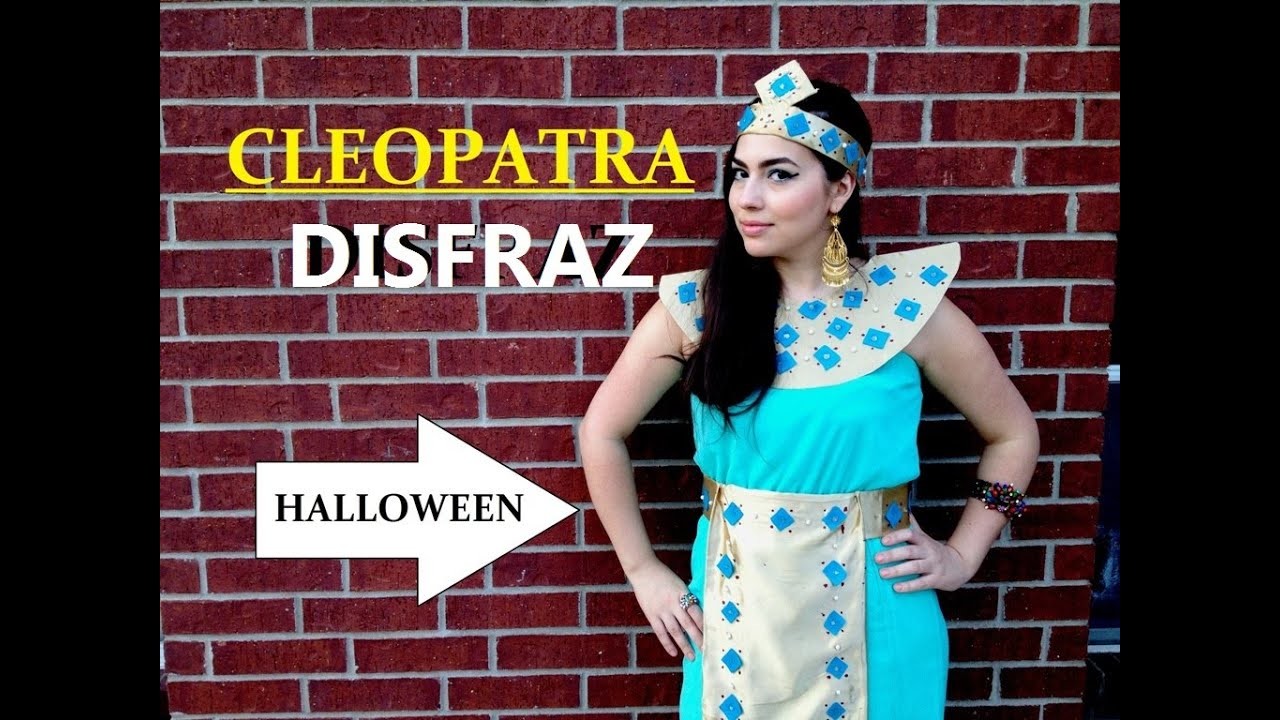 DISFRAZ CASERO PARA HALLOWEEN CLEOPATRA